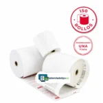 150 Rollos Papel Térmico 80x80 Personalizados 1 Tinta