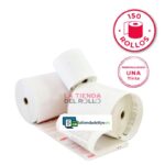 150 Rollos Papel Térmico 80x80 Personalizados 1 Tinta