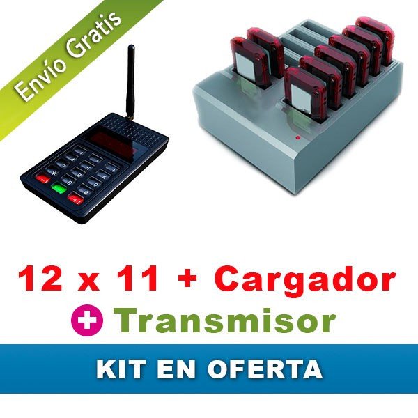 product-19801-199782d2410e6701d8fcefd8d2a5c697 Oferta 12×11 avisadores de clientes + cargador + - Imagen 1