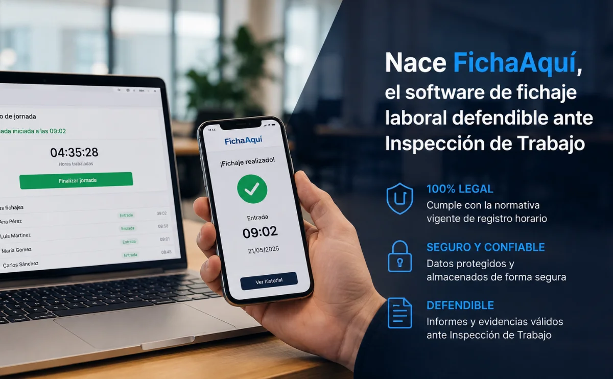 ace FichaAquí, el software de fichaje laboral